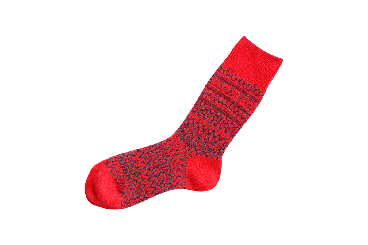 Wool Jacquard Socks