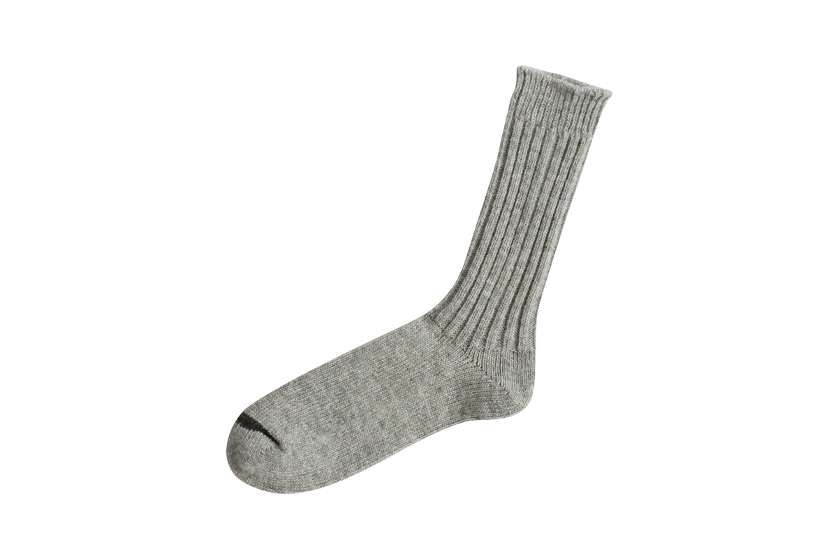 Wool Ribbed Socks