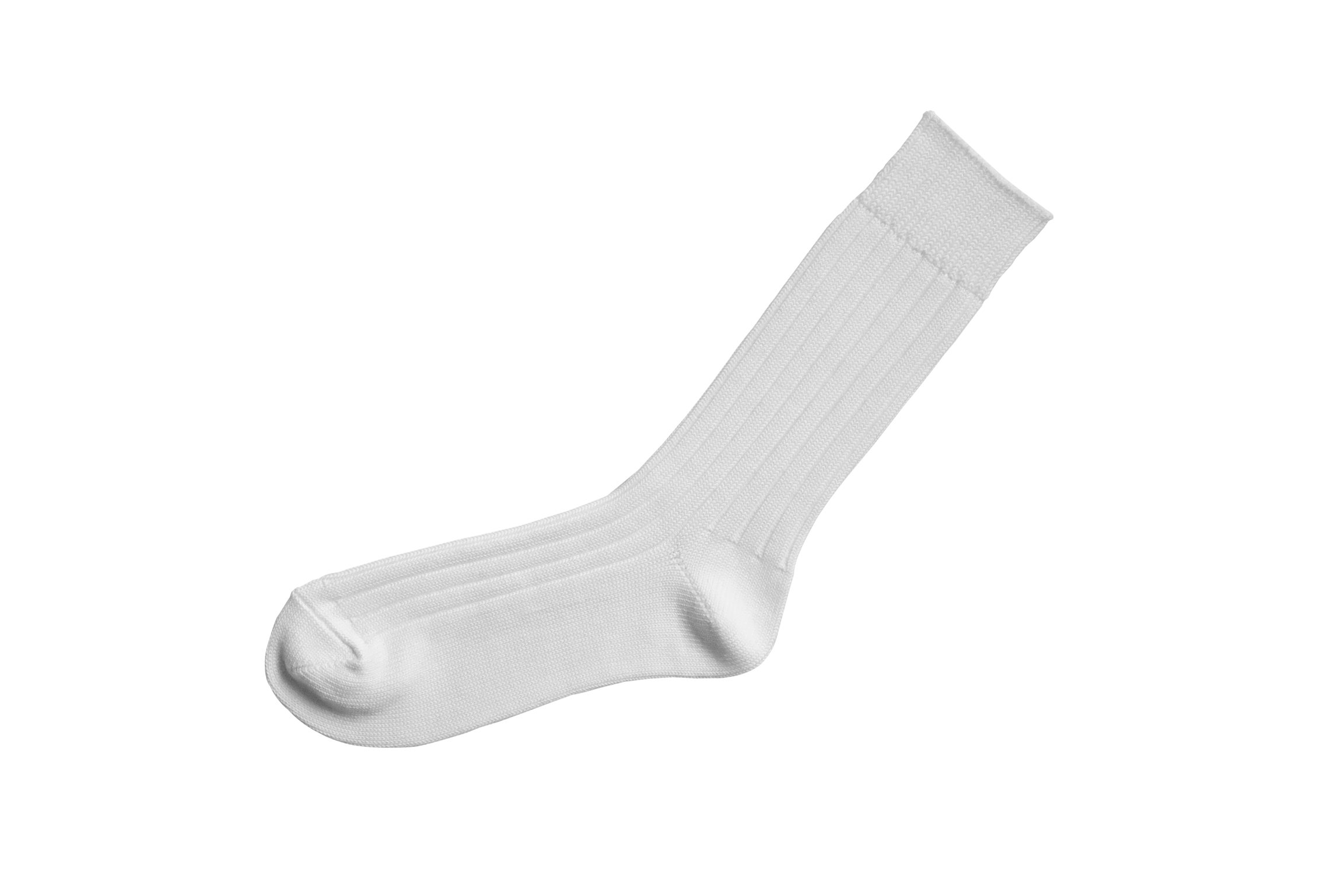 Egyptian Cotton Ribbed Socks