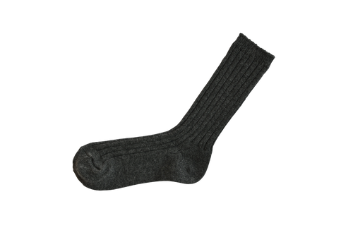 Cashmere Ribbed Socks
