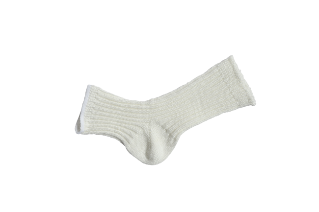 Linen Ribbed Sandal Socks