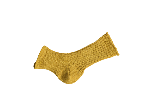 Linen Ribbed Sandal Socks